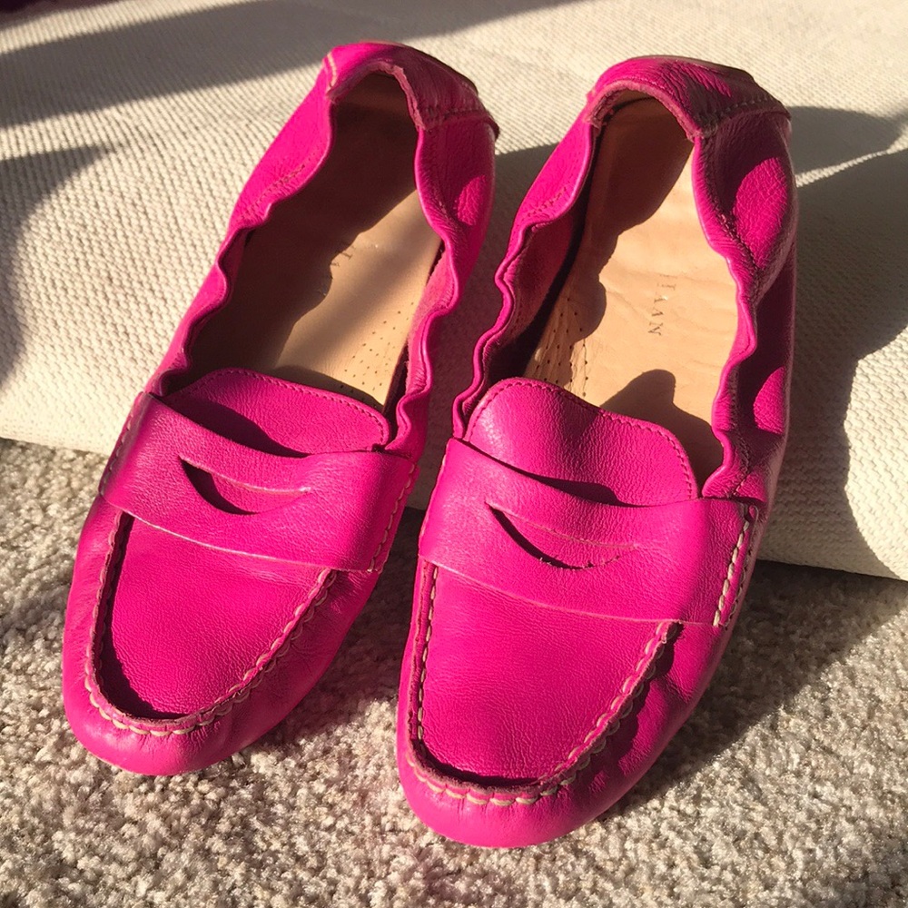 Cole Haan Sadie slip on leather penny loafers